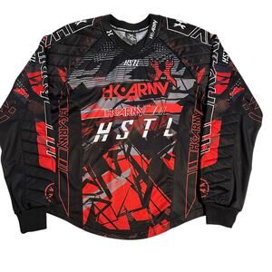 NWOT HK Army HSTL Line Padded Paintball Jersey Lava Medium